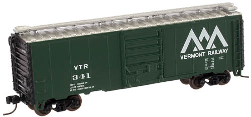 N Scale Atlas A Boxcar Foot Ps Vermont Railway