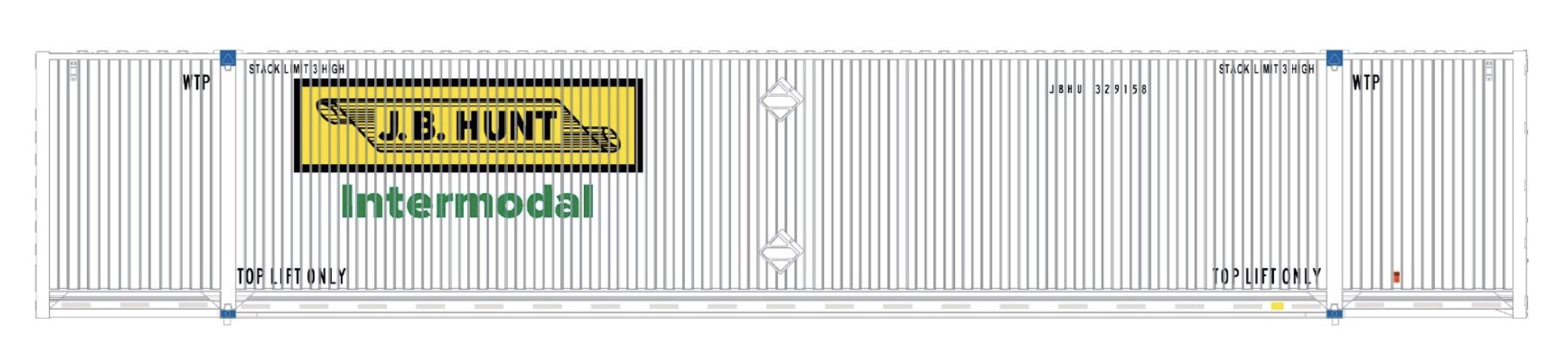 N Scale Scaletrains Sxt Container Cimc Cor