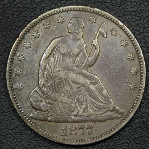 US Coin - 1877 - Seated Liberty Half Dollar - Philadelphia