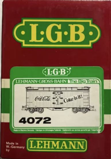 G Scale - LGB - 4072 - Coca-Cola