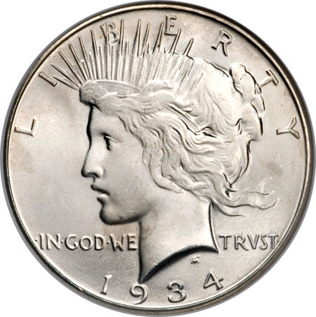 US Coin - 1934 - Peace Dollar - San Francisco