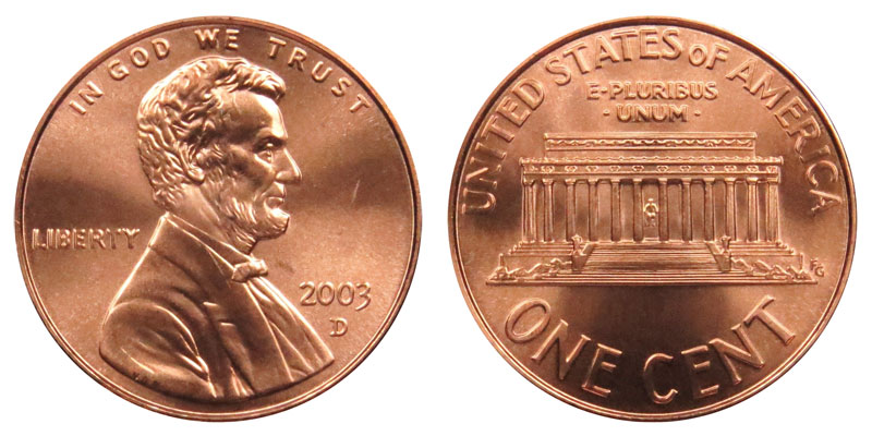 US Coin - 2003 - Lincoln Cent - Denver