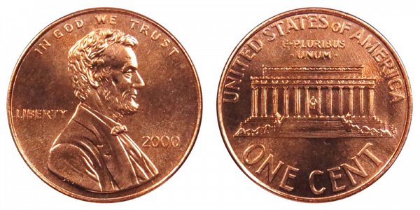 US Coin 2000 Lincoln Cent Philadelphia