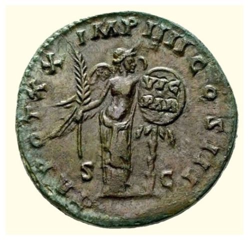 Ancient Coin - Marcus Aurelius - Sestertius
