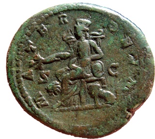 Ancient Coin - Julia Domna - Dupondius