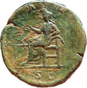Ancient Coin - Crispina - Sestertius