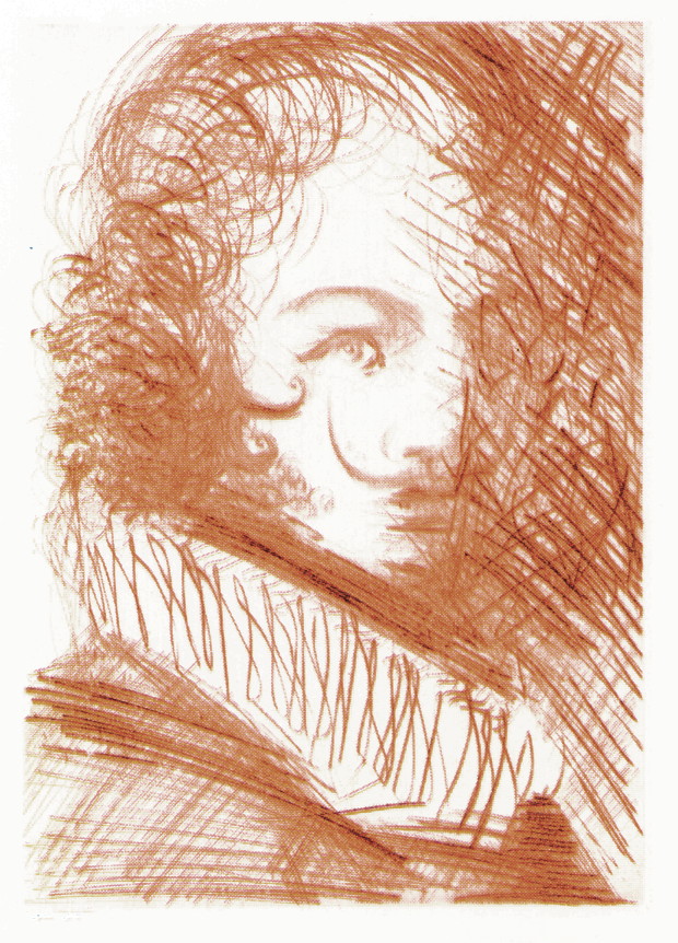Dali Print - Autoportrait