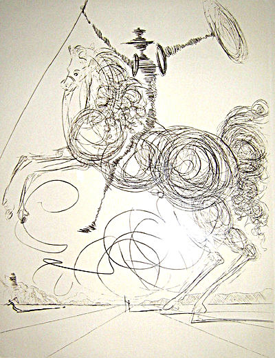Dali Print - Don Quichotte