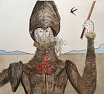 Dali Print - Don Quixote (The Dreamer)