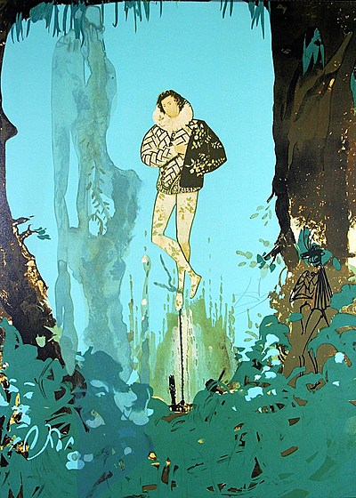 Dali Print - The Prince of Love (The Hanged Man)