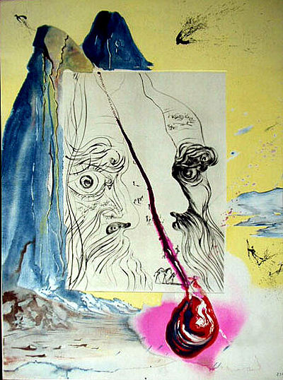 Dali Print - The Tear of Blood