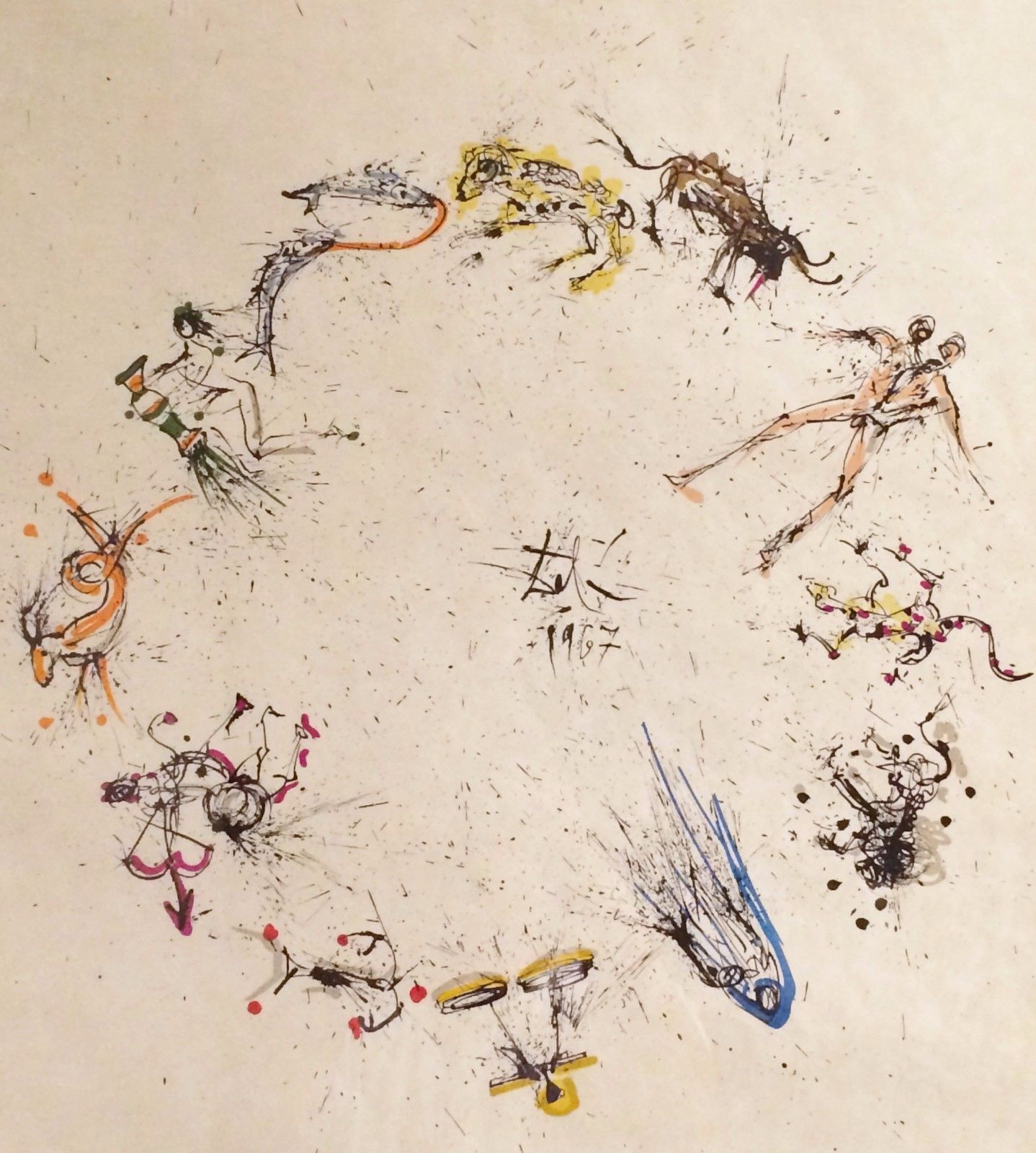 Dali Print - Twelve Signs of the Zodiac