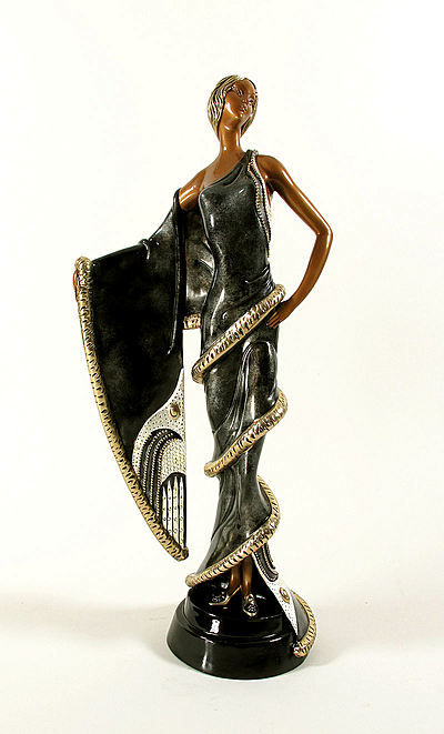 Erte Sculpture - Chinchilla Sleeves