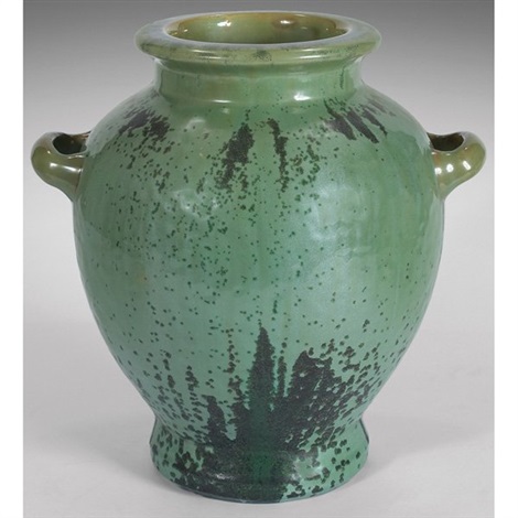 Fulper Pottery - Lift Vase - Green, Mint