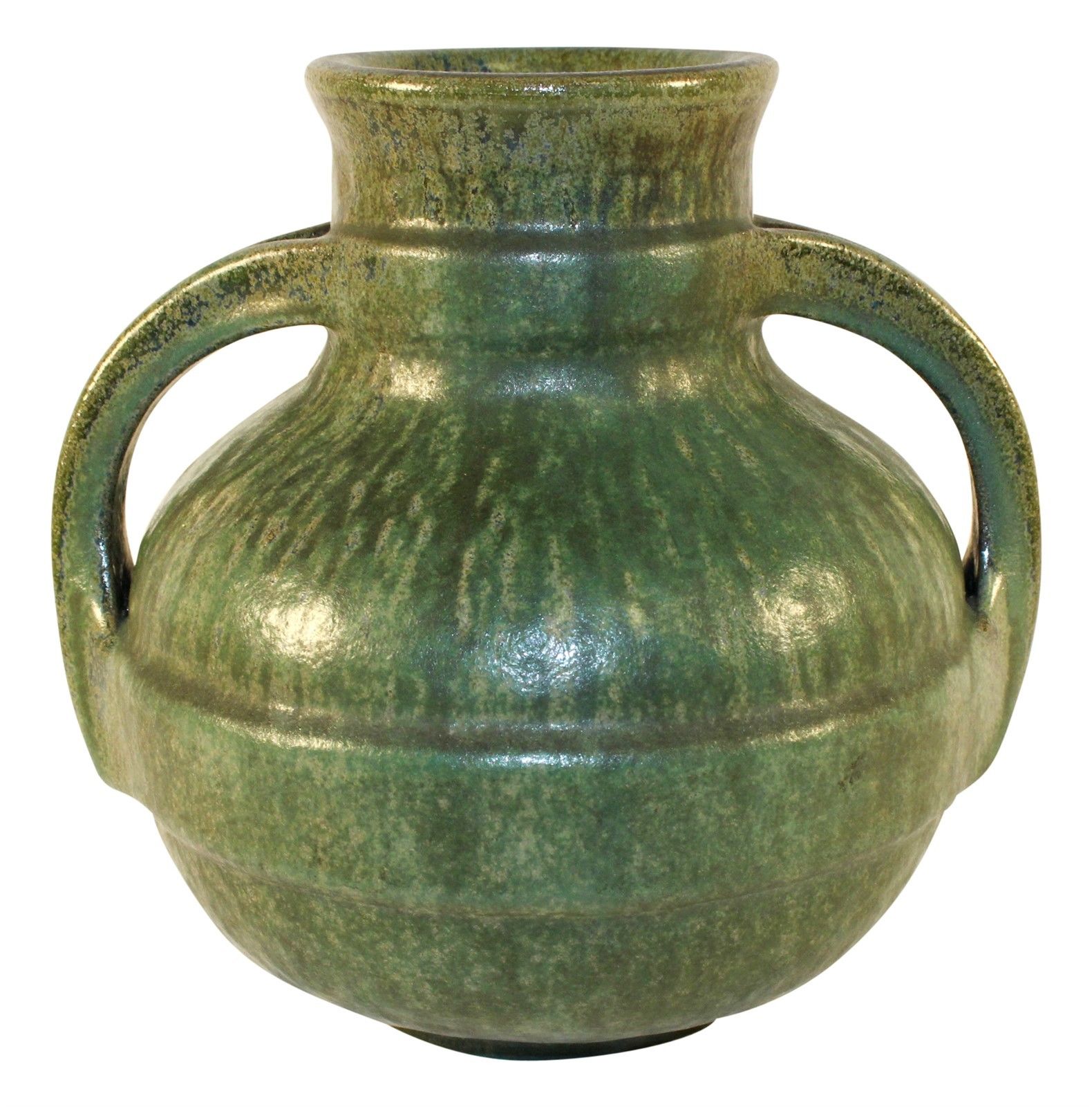 Fulper Pottery - Oriental Vase - Green, Pea