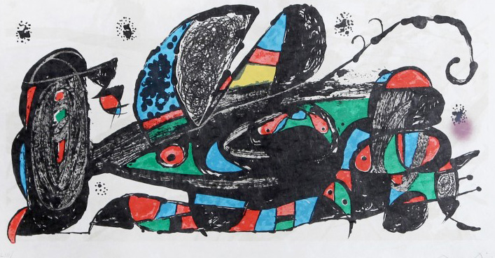 Joan Miro Print - Escultor