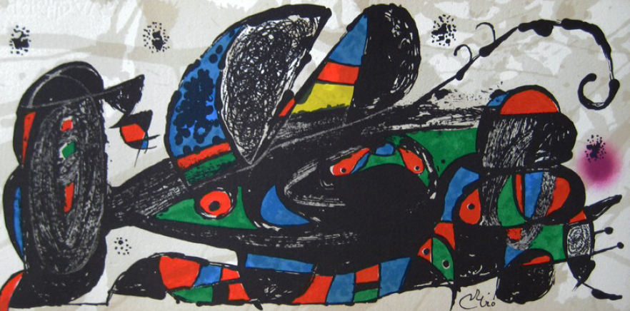 Joan Miro Print - Miro Sculptors - Iran