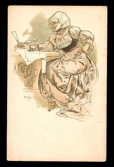 Alphonse Mucha Print - Papeterie