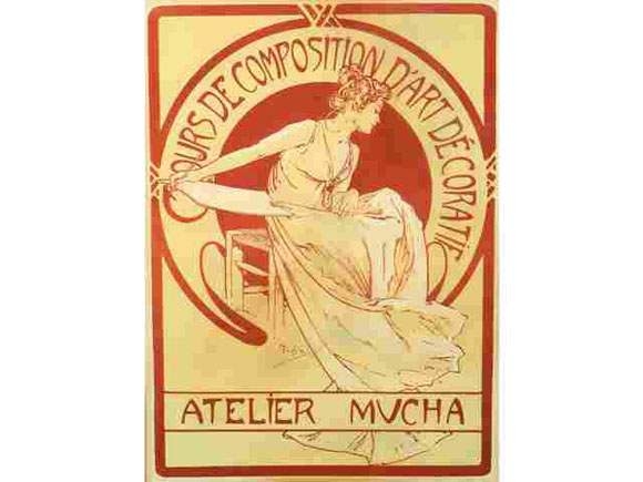 Alphonse Mucha Print - Atelier Mucha