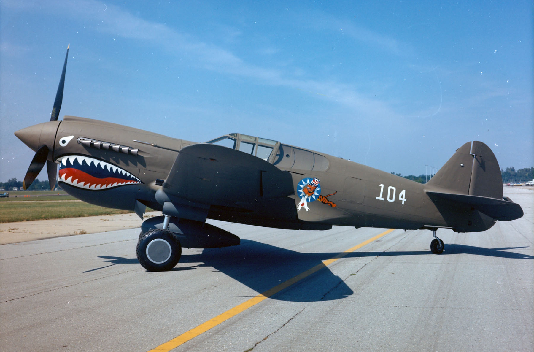 Axis & Allies War at Sea - P-40E Warhawk