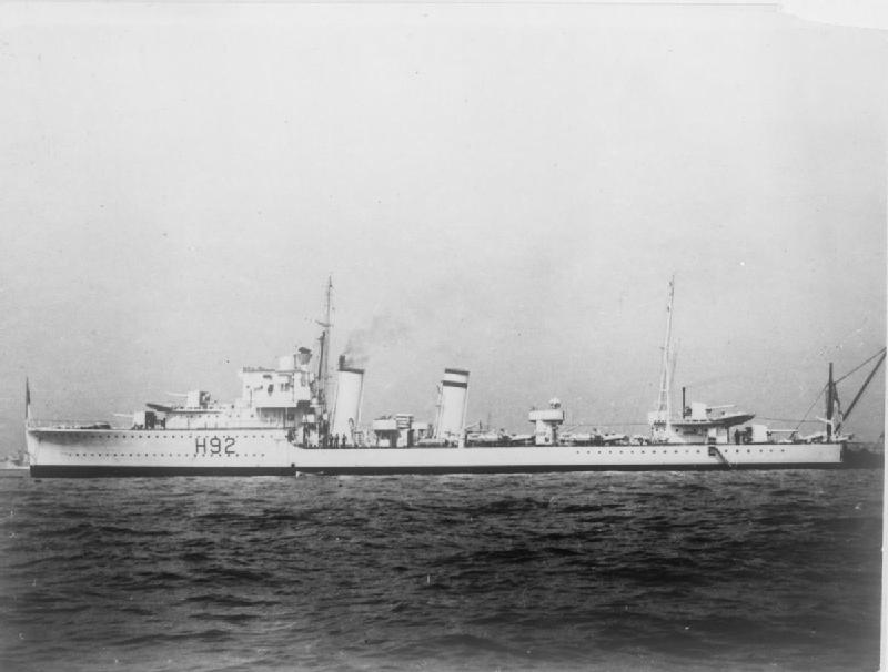 Axis & Allies War at Sea - HMS Glowworm
