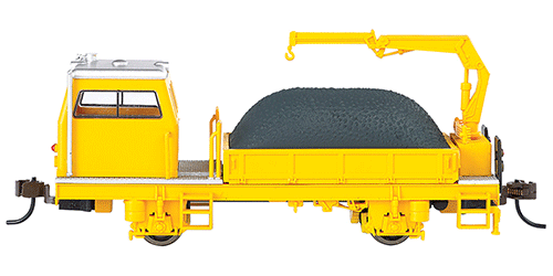 HO Scale - Bachmann - 87902 - Plasser & Theurer OBW10 Ballast Service Car - Painted/Unlettered