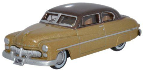 Diecast Metal Vehicles - Oxford Diecast - 87ME49004 - Lima Tan with Haiti Beige Roof
