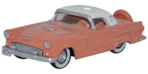 Diecast Metal Vehicles - Oxford Diecast - 87TH56001 - Sunset Coral with Colonial White Roof