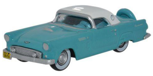 Diecast Metal Vehicles - Oxford Diecast - 87TH56002 - Peacock Blue with Colonial White Roof