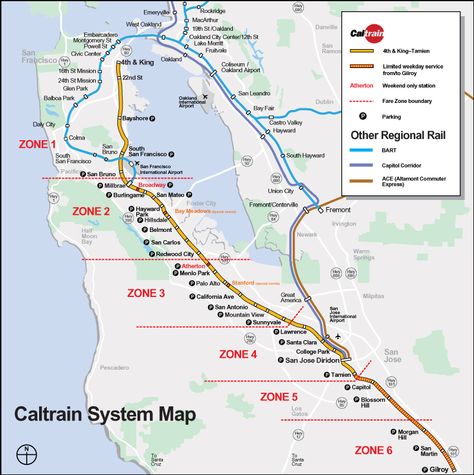 Transportation Company - Caltrain - Railroad