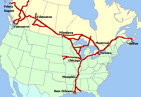 Transportation Company - Canadian National - Railroad