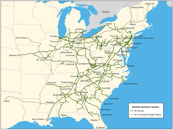 Transportation Company - Norfolk Southern - Railroad