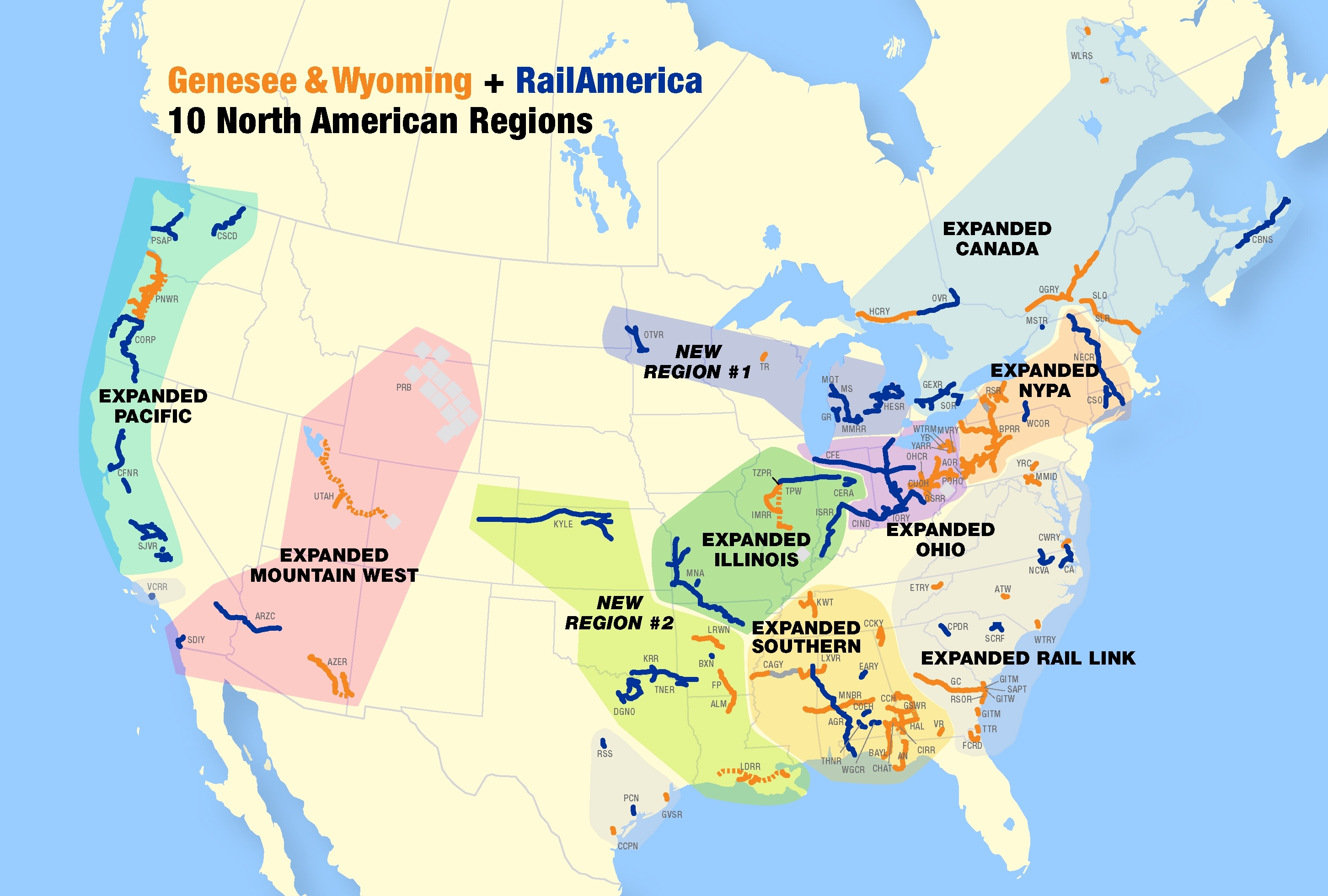 Transportation Company - Rail America - Railroad