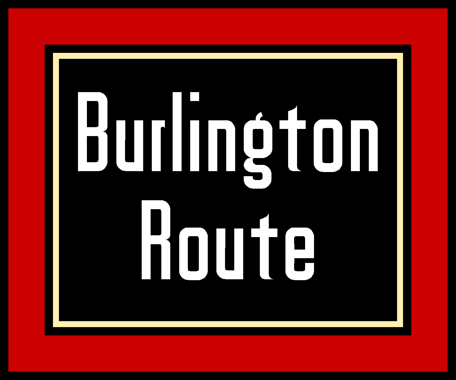 Transportation Company - Burlington Route - Railroad