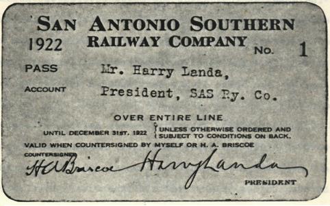 Transportation Company - San Antonio Southern - Railroad