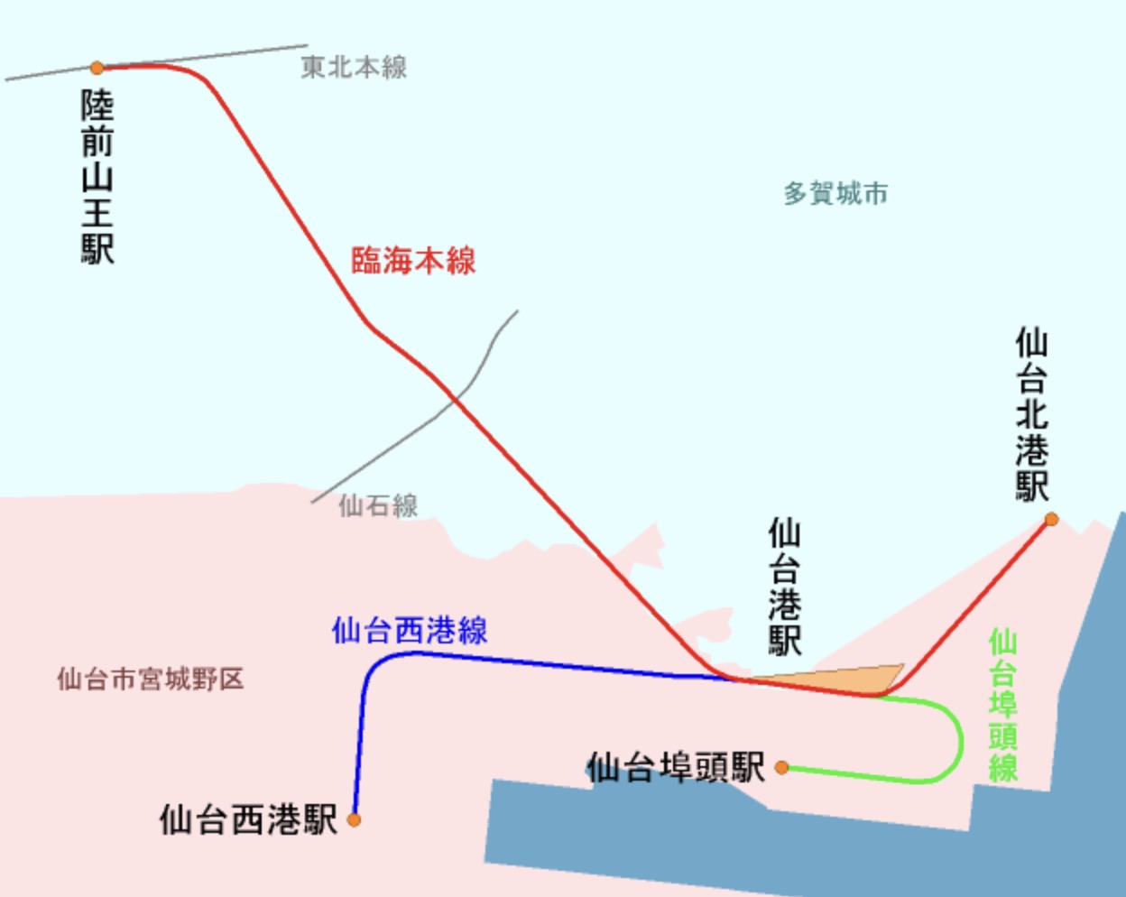Transportation Company - Sendai Rinkai - Railroad
