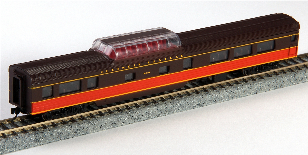N Scale ConCor 000104061E Passenger Car, Lightweight, Smoothside Vista Dome Union