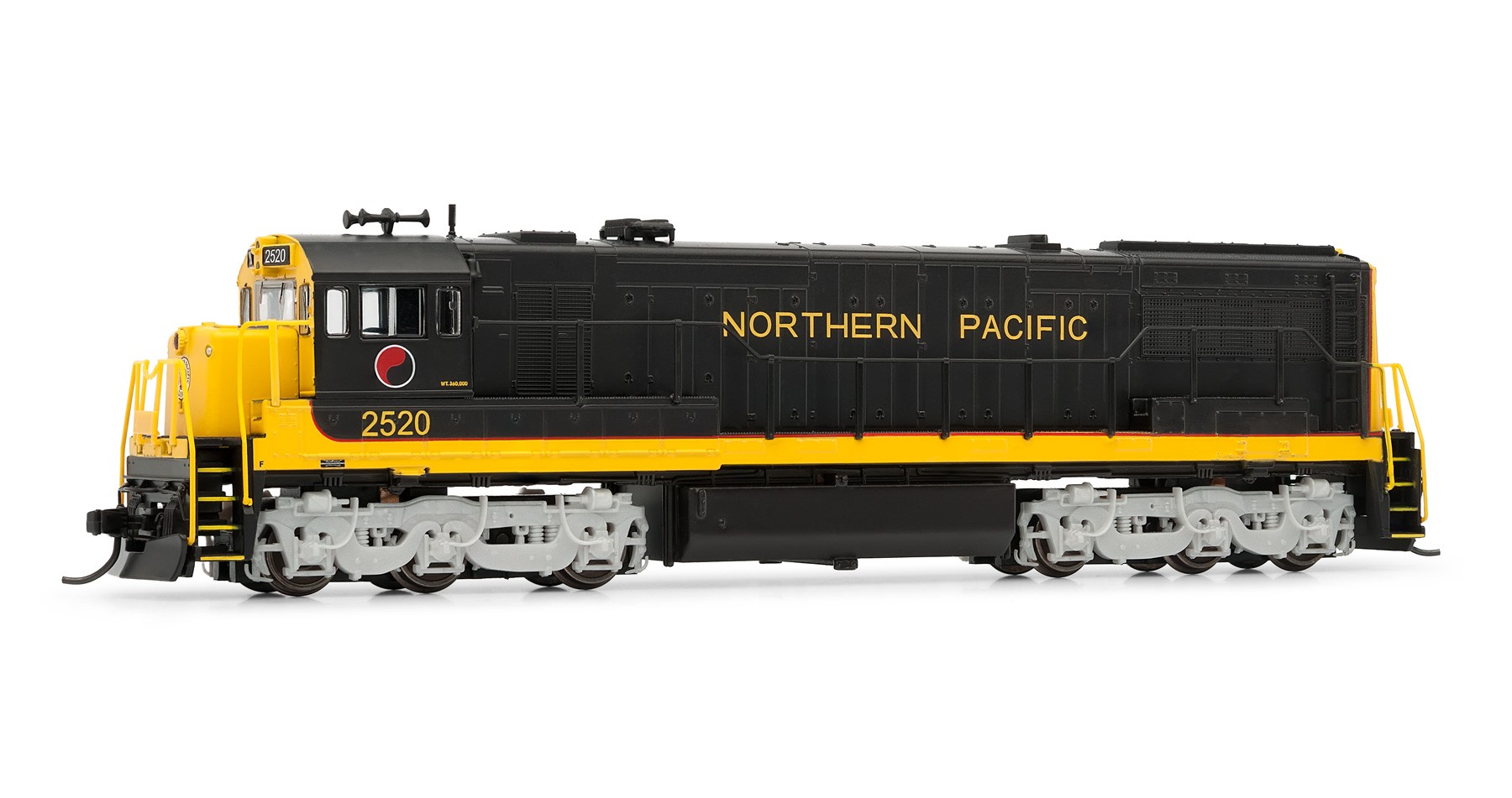 N Scale - Arnold Hornby - HN2201 - Locomotive, Diesel, GE U25C - Northern Pacific - 2520
