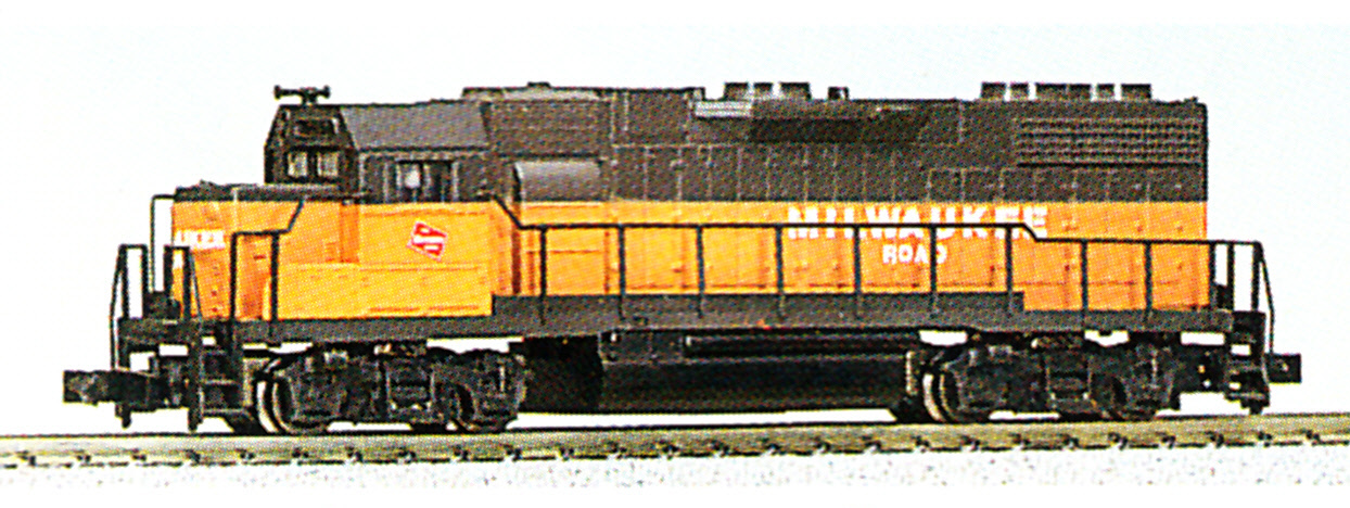 N Scale - Kato USA - 176-017 - Locomotive, Diesel, EMD GP38-2 - Milwaukee Road - 365