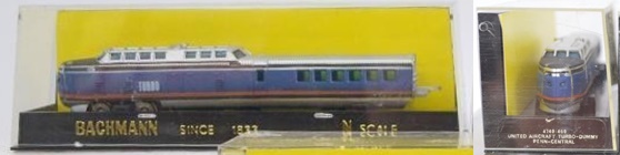 N Scale - Bachmann - 4740 - Passenger Train, TurboTrain - Penn Central - 52