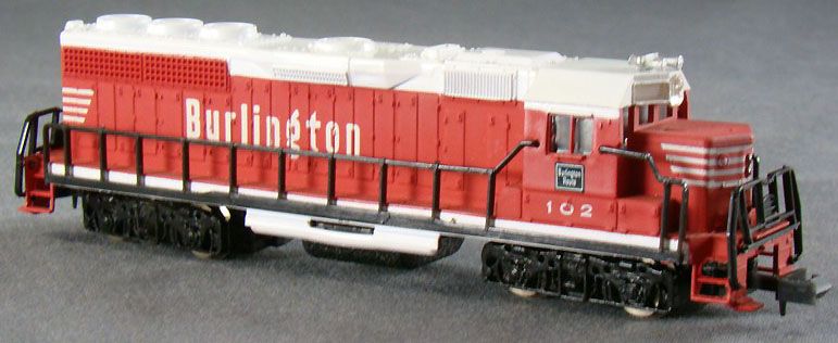 N Scale - Bachmann - 4603 - Locomotive, Diesel, EMD GP40 - Burlington Route - 102