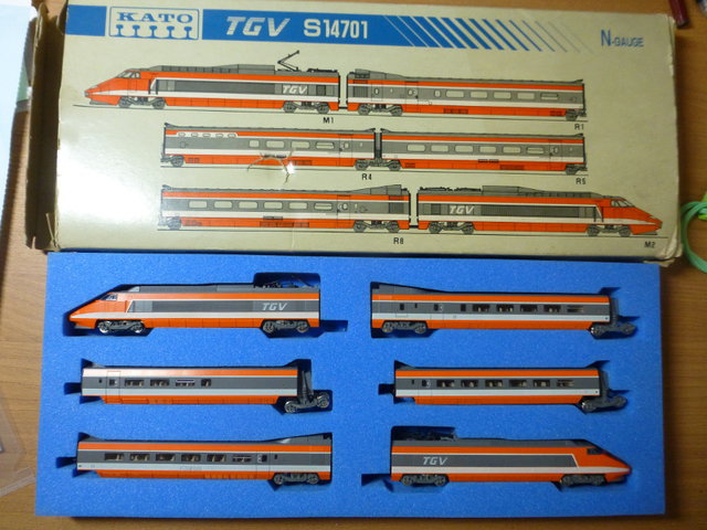N Scale - Kato Lemke - S14701 - Passenger Train, Electric, TGV - SNCF
