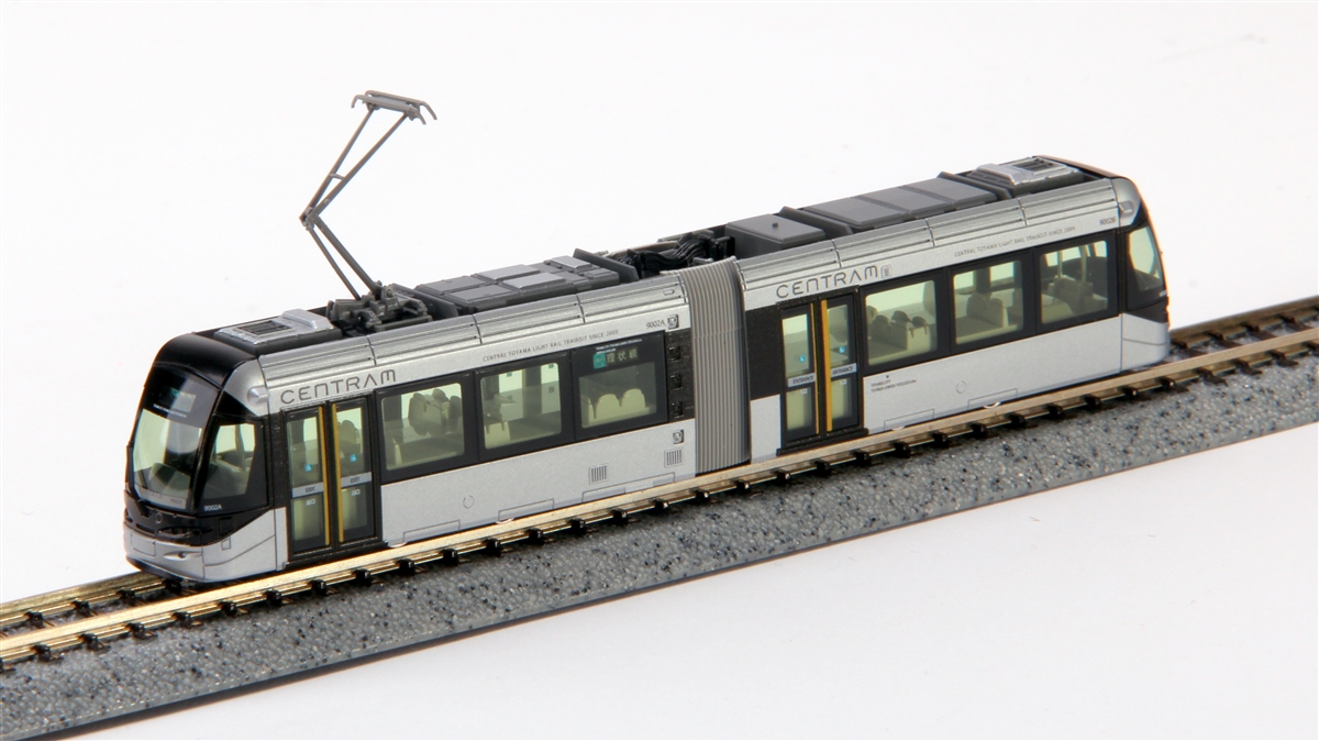 White Kato 14-802-1 Toyama CENTRAM Tram 9001 LRT Light Rail Transit N scale