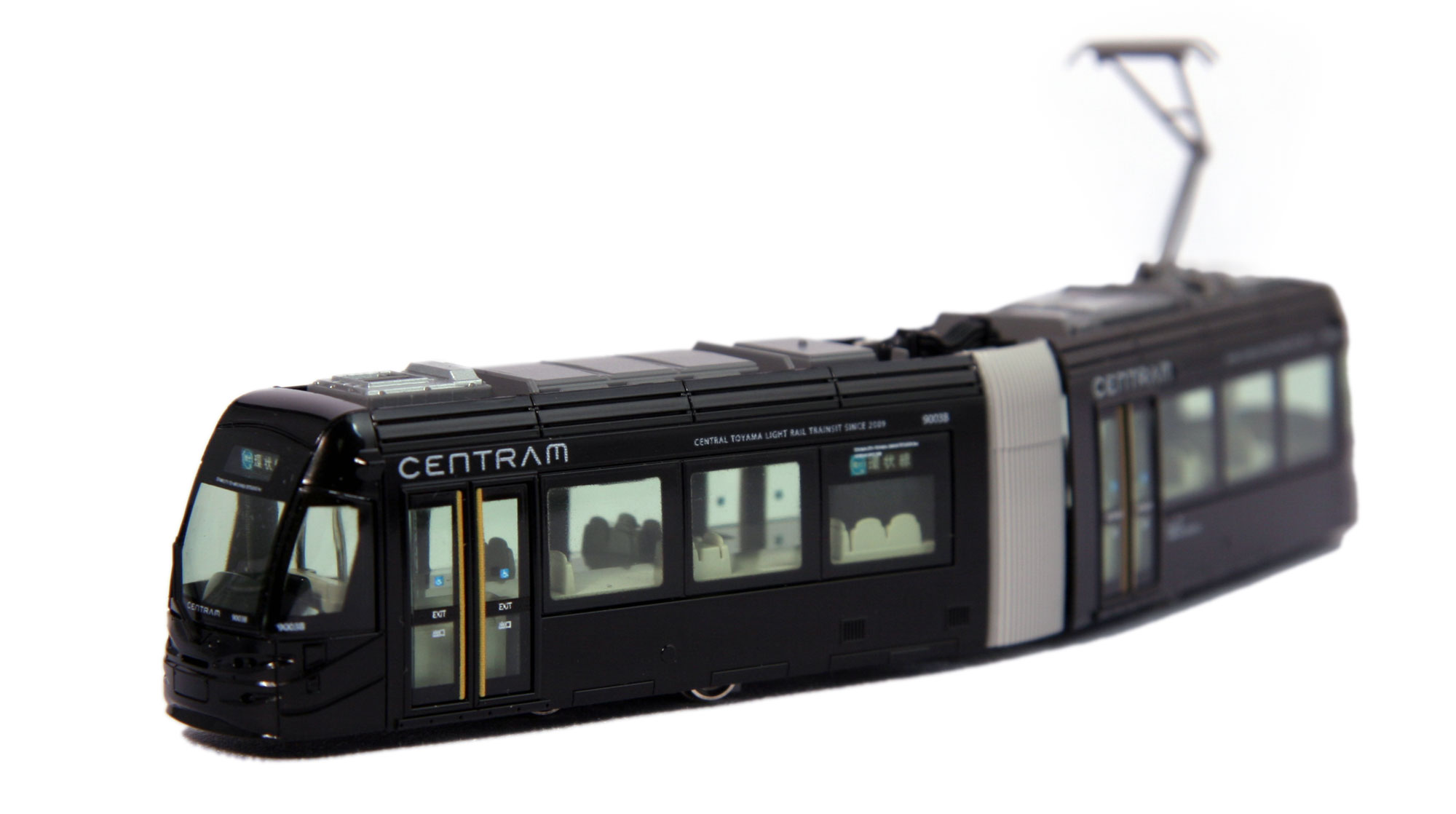 KATO 14-802-1 Toyama CENTRAM Tram 9001 LRT Light Rail TRANSIT White N Scale for sale ...