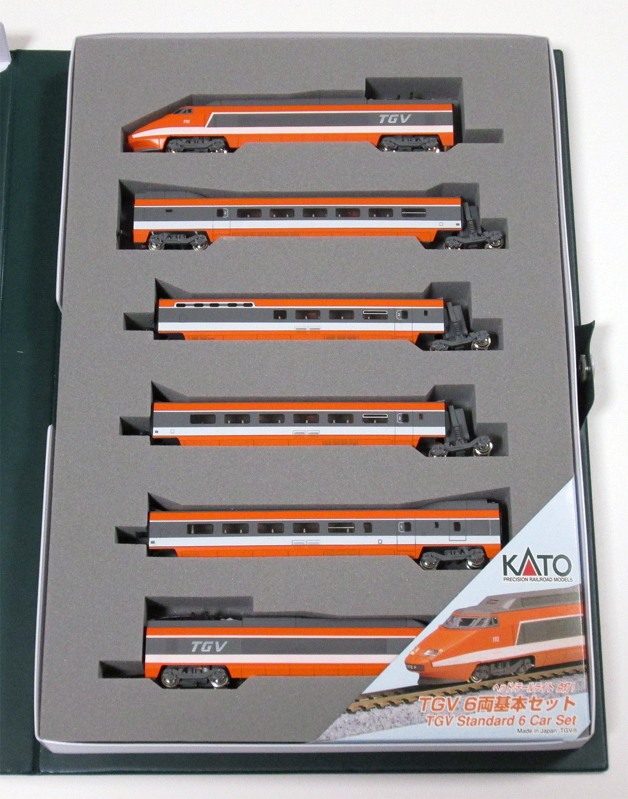 N Scale - Kato Lemke - 10-091 - Passenger Train, Electric, TGV -