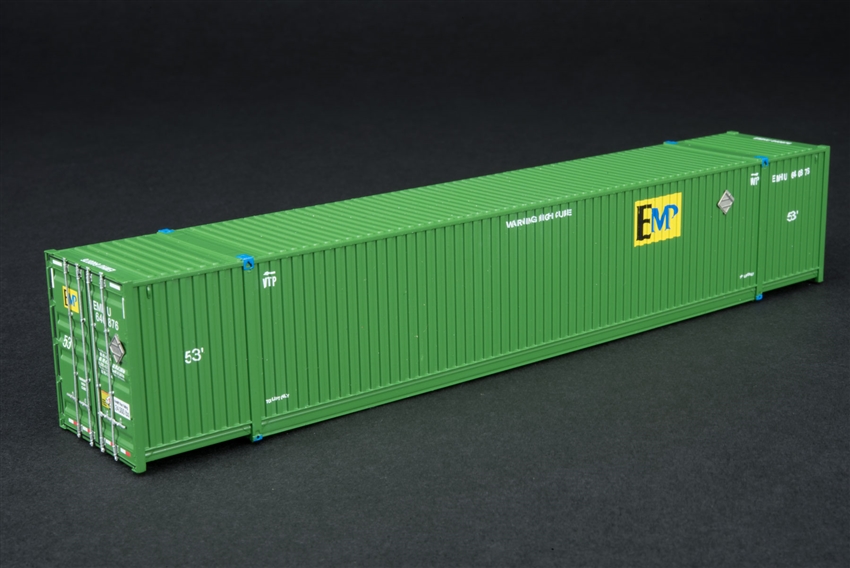 N Scale - ScaleTrains.com - 10253 - Container, 53 Foot, Corrugated - EMP - 646475, 646651, 640501