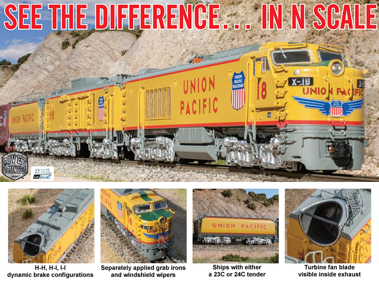 N Scale - ScaleTrains.com - 30226 - Locomotive, Gas Turbine-Electric - Union Pacific - 5