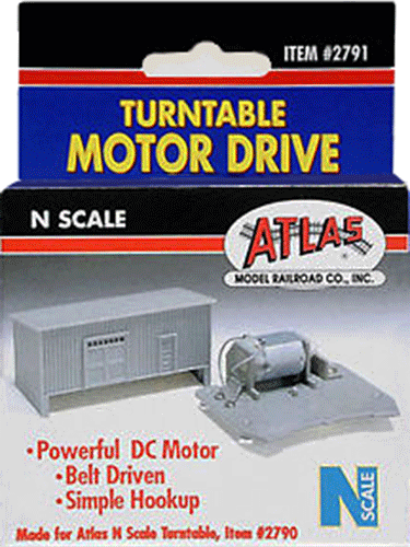 N Scale - Atlas - 2791 - Track, Turntable, Motorized - Track, N Scale