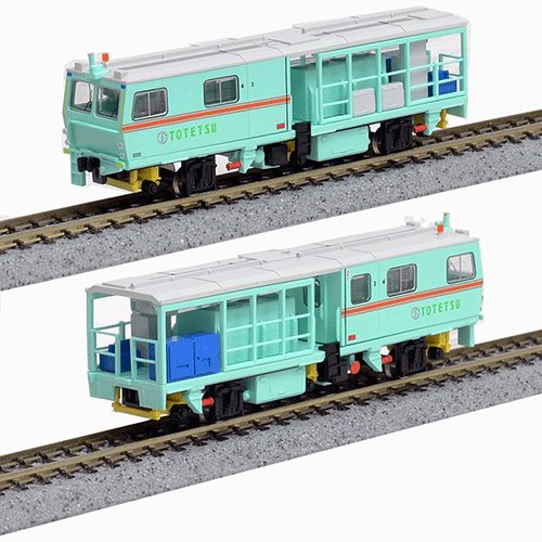 N Scale - Greenmax - 4710 - Maintenance of Way Equipment, Plasser & Theurer C.A.T. 09-16 - TOTETSU