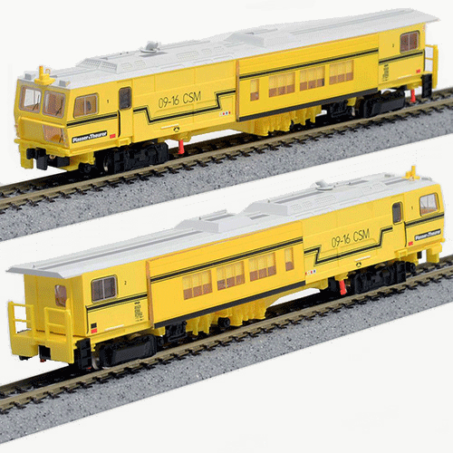 N Scale - Greenmax - 4709 - Maintenance of Way Equipment, Plasser & Theurer C.A.T. 09-16